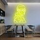 Neon Männer Porträt LED Neonschild Wanddekoration