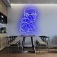 Neon Männer Porträt LED Neonschild Wanddekoration