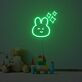 Little Rabbit Wink Neon Sign Fashion Custom Neon Sign Lights Night Lamp Led Neon Sign Light For Home Party