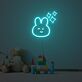 Little Rabbit Wink Neon Sign Fashion Custom Neon Sign Lights Night Lamp Led Neon Sign Light For Home Party