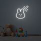 Little Rabbit Wink Neon Sign Fashion Custom Neon Sign Lights Night Lamp Led Neon Sign Light For Home Party