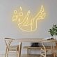 Schwebende Figur im Weltraum Neon LED Neonschild