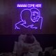 Come Here Neon Sign Lights Night Lamp Led Neon Sign Light For Home Party