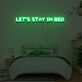 Lets Stay In Bed Neon Sign Lights Night Lamp Led Neon Sign Light For Home Party