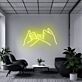 Hände mit kleinem Finger Schwur LED-Neonschild Wohnzimmer Büro