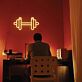 Hantel LED Neonschild für Home Gym Fitnessraum und moderne Wandbeleuchtung