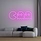Pac-Man LED-Neonschild im Retro-Gaming-Stil