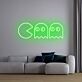 Pac-Man LED-Neonschild im Retro-Gaming-Stil