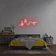 Musiknoten mit Notenschlüssel LED-Neonschild Schlafzimmer Wohnzimmer