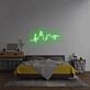 Musiknoten mit Notenschlüssel LED-Neonschild Schlafzimmer Wohnzimmer