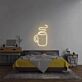 Kaffeetasse mit Dampf LED-Neonschild Wohnzimmer Schlafzimmer