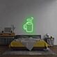 Kaffeetasse mit Dampf LED-Neonschild Wohnzimmer Schlafzimmer