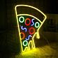 Pizza LED Neonschild Wanddekoration für Küche Restaurant Bar