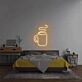 Kaffeetasse mit Dampf LED-Neonschild Wohnzimmer Schlafzimmer