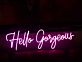 Hello Gorgeous Neon Sign