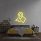 Standortmarkierung mit Bergsymbol LED-Neonschild Schlafzimmer Wohnzimmer
