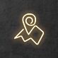 Standortmarkierung mit Bergsymbol LED-Neonschild Schlafzimmer Wohnzimmer