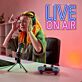 LIVE ON AIR LED-Neonschild für Studio und Streaming