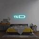 Batteriesymbol mit Prozentanzeige LED Neonschild für Schlafzimmer und Wohnzimmer