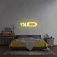 Batteriesymbol mit Prozentanzeige LED Neonschild für Schlafzimmer und Wohnzimmer
