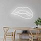 Lippen mit leichtem Biss LED-Neonschild Wohnzimmer Bar