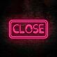 CLOSE LED-Neonschild für Shop und Restaurant