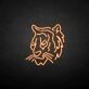 Neon Tiger Led Tiger Head Art