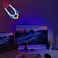 Modernes Raketen LED Neonschild mit Startmotiv als dekorative Wandbeleuchtung für Kinderzimmer Jugendzimmer und zeitgemäße Wohnraumdekoration