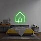 Hauskontur mit Tür LED-Neonschild für Schlafzimmer Wohnzimmer