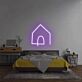 Hauskontur mit Tür LED-Neonschild für Schlafzimmer Wohnzimmer