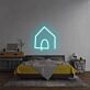 Hauskontur mit Tür LED-Neonschild für Schlafzimmer Wohnzimmer