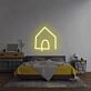 Hauskontur mit Tür LED-Neonschild für Schlafzimmer Wohnzimmer