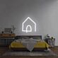 Hauskontur mit Tür LED-Neonschild für Schlafzimmer Wohnzimmer