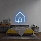 Hauskontur mit Tür LED-Neonschild für Schlafzimmer Wohnzimmer