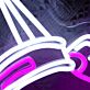 Boxhandschuhe LED Neonschild im modernen Design als leuchtende Wanddekoration für Fitnessraum Home Gym und Jugendzimmer