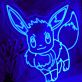 Fuchs LED Neonschild im verspielten Cartoon Design als leuchtende Wanddekoration für Kinderzimmer Jugendzimmer und Gaming Zimmer