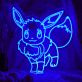 Fuchs LED Neonschild im verspielten Cartoon Design als leuchtende Wanddekoration für Kinderzimmer Jugendzimmer und Gaming Zimmer