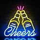 Cheers LED-Neonschild für Bar und Party