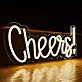 Cheers LED Neonschild für Bar und Party