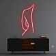Minimalistische Körperlinie Frau LED-Neonschild Wohnzimmer Atelier