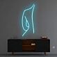 Minimalistische Körperlinie Frau LED-Neonschild Wohnzimmer Atelier