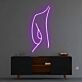 Minimalistische Körperlinie Frau LED-Neonschild Wohnzimmer Atelier