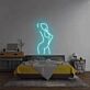 weibliche Silhouette LED-Neonschild Schlafzimmer Wohnzimmer