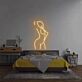 weibliche Silhouette LED-Neonschild Schlafzimmer Wohnzimmer