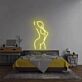 weibliche Silhouette LED-Neonschild Schlafzimmer Wohnzimmer