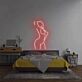 weibliche Silhouette LED-Neonschild Schlafzimmer Wohnzimmer
