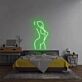 weibliche Silhouette LED-Neonschild Schlafzimmer Wohnzimmer