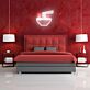 Minimalistisches Ramen LED Neonschild mit Schüssel und Stäbchen Motiv als ruhige Wandbeleuchtung für Schlafzimmer Wohnzimmer und modernes Zuhause