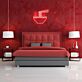 Minimalistisches Ramen LED Neonschild mit Schüssel und Stäbchen Motiv als ruhige Wandbeleuchtung für Schlafzimmer Wohnzimmer und modernes Zuhause