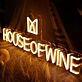 HOUSE OE WINE LED-Neonschild für Bar Wohnzimmer